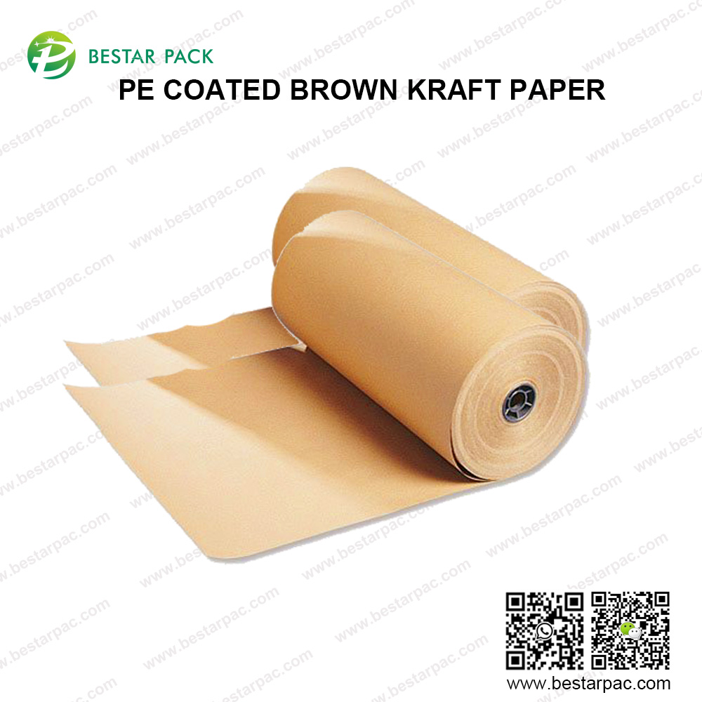 รายละเอียดทางเทคนิคของกระดาษคราฟท์สีน้ำตาลเคลือบ PE สำหรับบรรจุภัณฑ์อาหารและอุตสาหกรรมความเร็วสูง